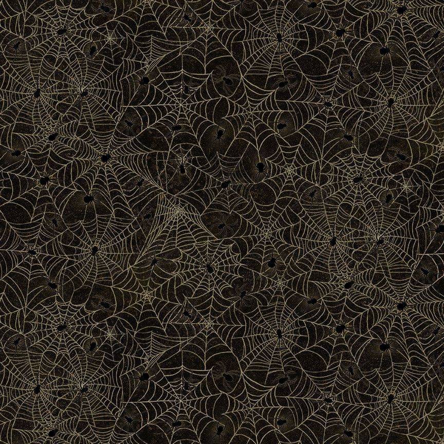 Scaredy Cats Shadowy Spider Webs - Charcoal