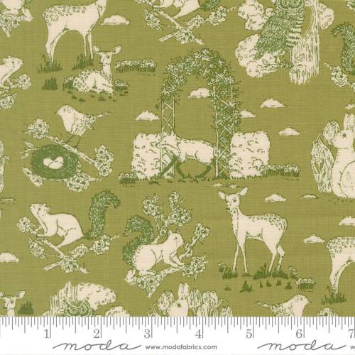 My Secret Garden Garden Toile - Grass