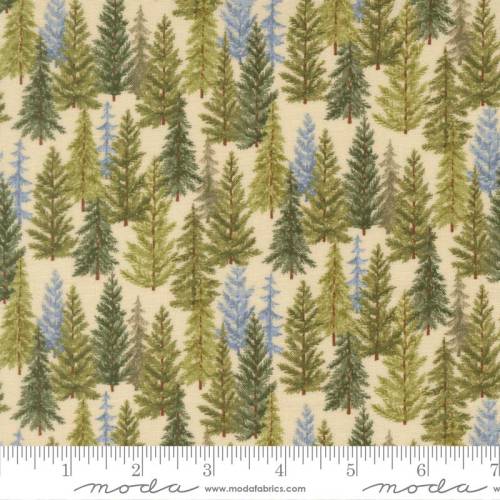 Northwoods Lodge Tree Line - Natural