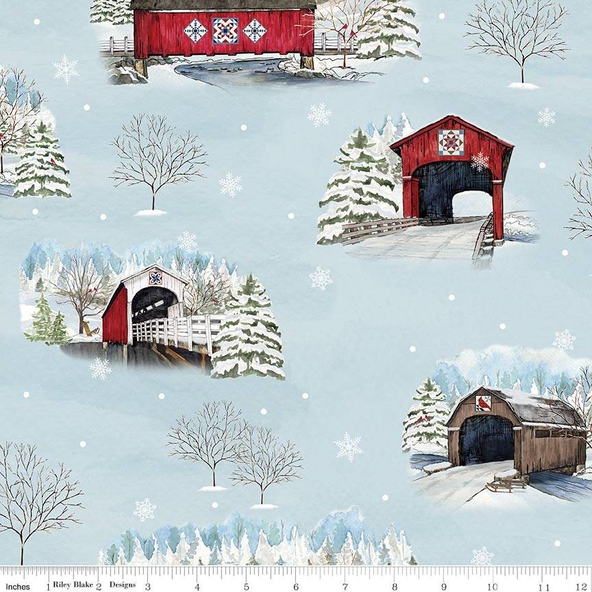 Covered Bridges in Winter Main - Iceberg