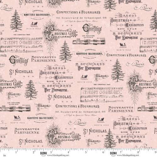 Christmas Magic Christmas Typography - Pink