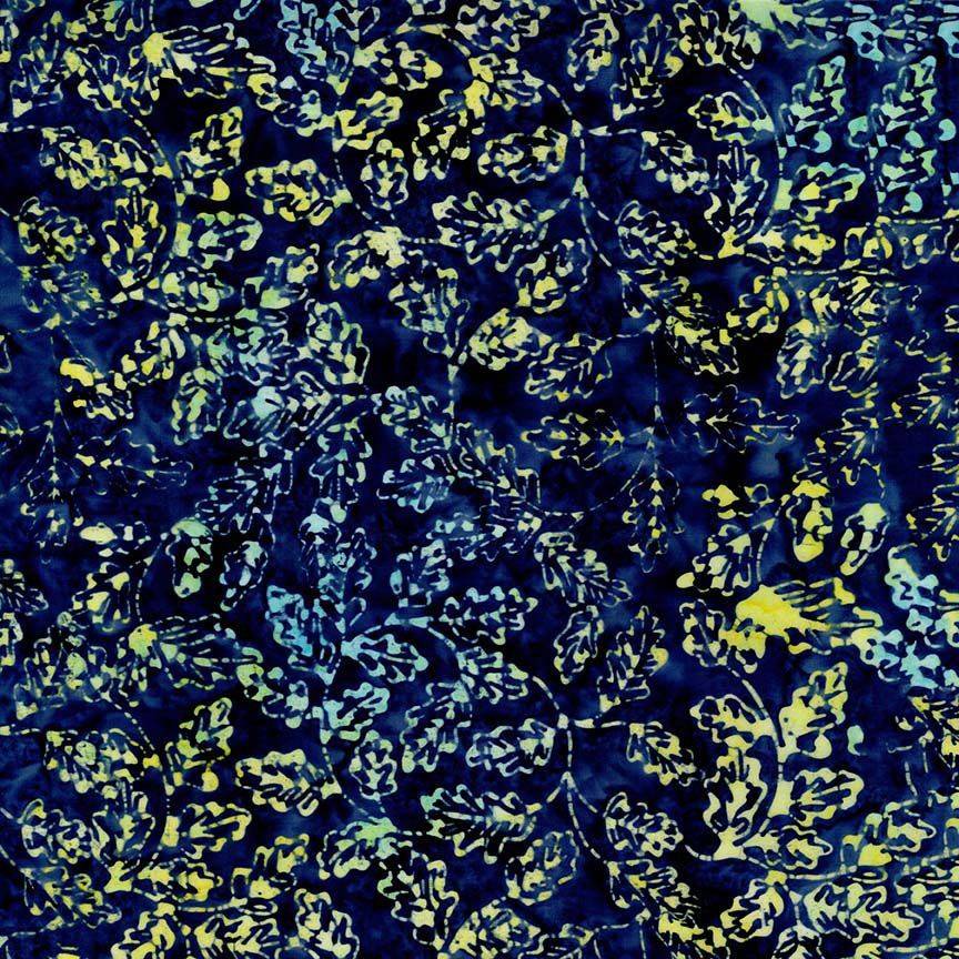 Green Pastures Leaves On Swirly Vines - Dazzle