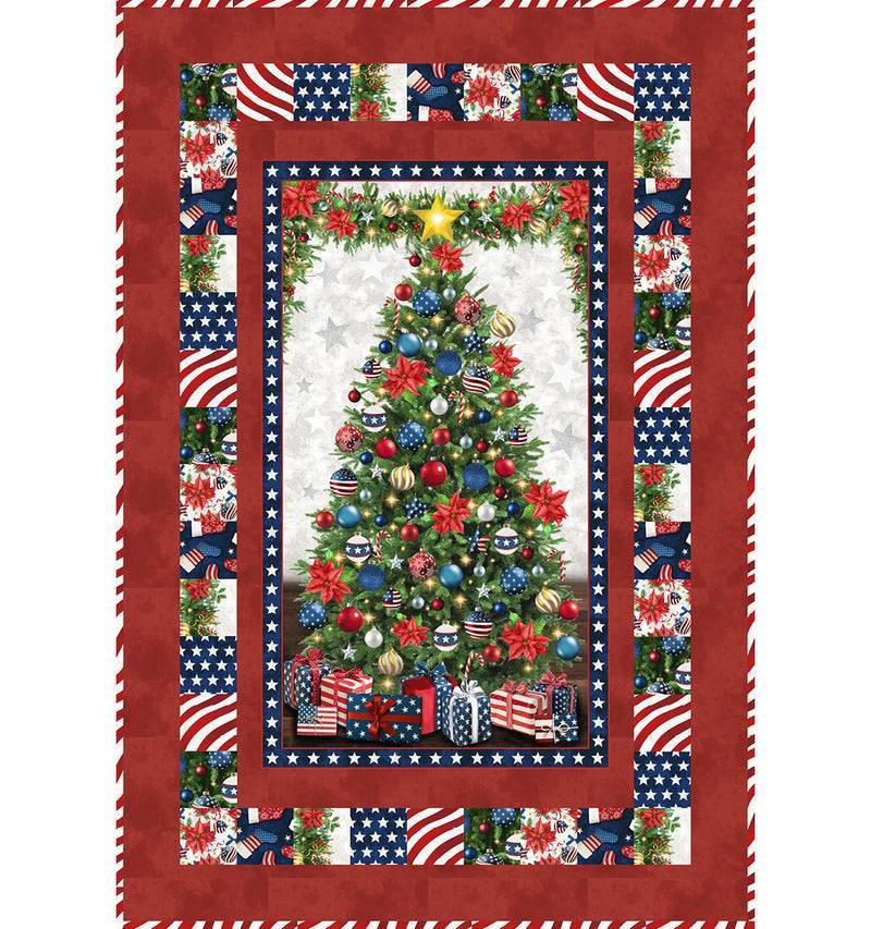 All-American Christmas Quilt Kit