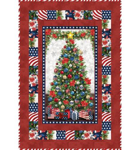 All-American Christmas Quilt Kit