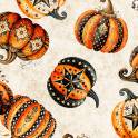 Jeepers Creepers Decorative Pumpkin Toss - Cream image 1