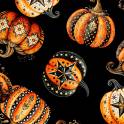 Jeepers Creepers Decorative Pumpkin Toss - Black image 1