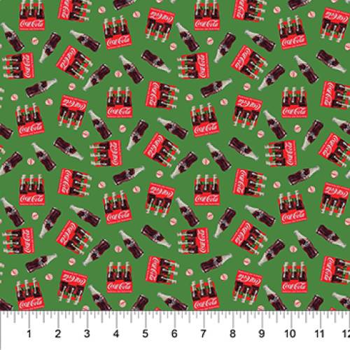 Coca Cola Christmas Tossed Crate - Green