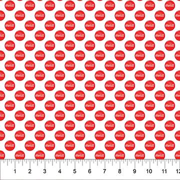 Coca Cola Christmas Dot - White/Red