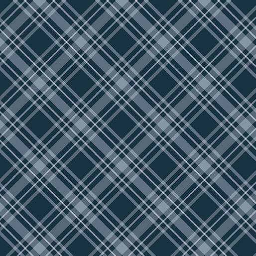 Coastal Escape Maritme Plaid - Dark Blue