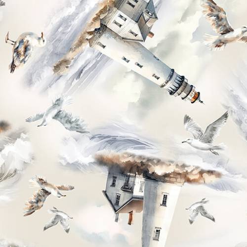 Coastal Escape Lighthouses - Neutral