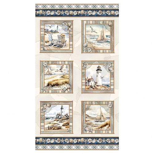 Coastal Escape 24" Panel - Neutral