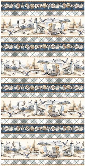 Coastal Escape Maritime Stripe - Neutral