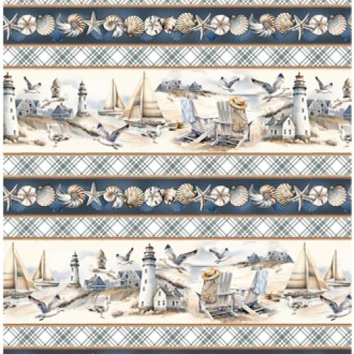 Coastal Escape Maritime Stripe - Neutral