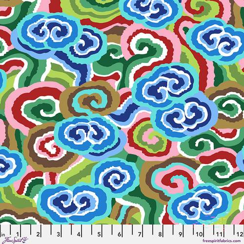 Kaffe Fassett Collective:  August 2026 Cloud Scrolls - Blue