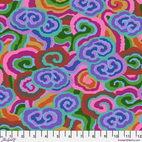 Kaffe Fassett Collective: August 2026 Cloud Scrolls - Deep