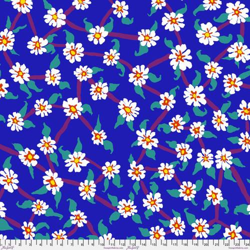 Kaffe Fassett Collective:  August 2026 Backing Fabric - Mayflower - Blue