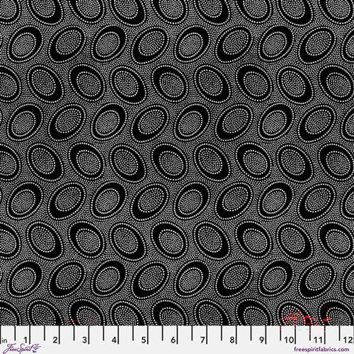 Kaffe Fassett Collective: August 2026 Aboriginal Dot - Black