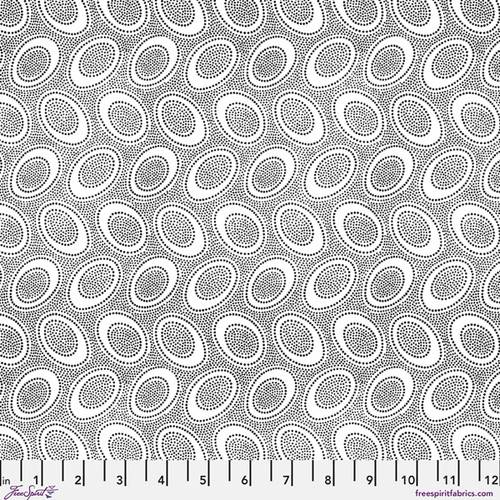 Kaffe Fassett Collective: August 2026 Aboriginal Dot - White
