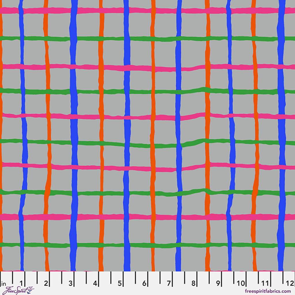 Kaffe Fassett Collective: August 2026 Grid - Grey