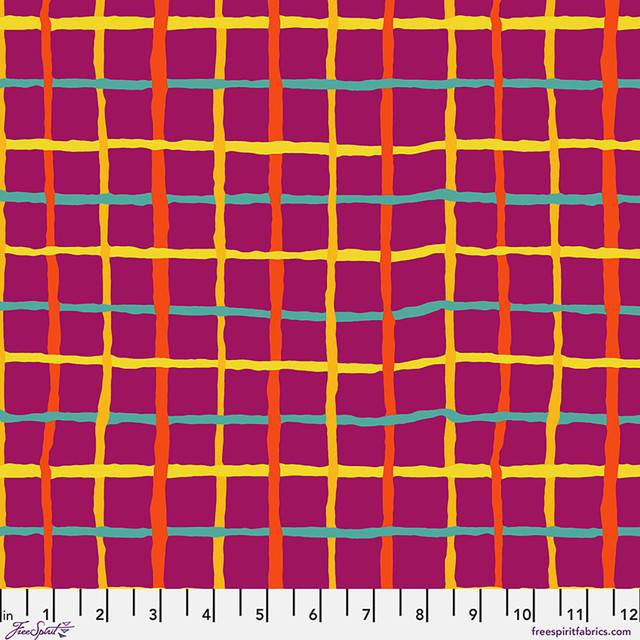 Kaffe Fassett Collective: August 2026 Grid - Magenta