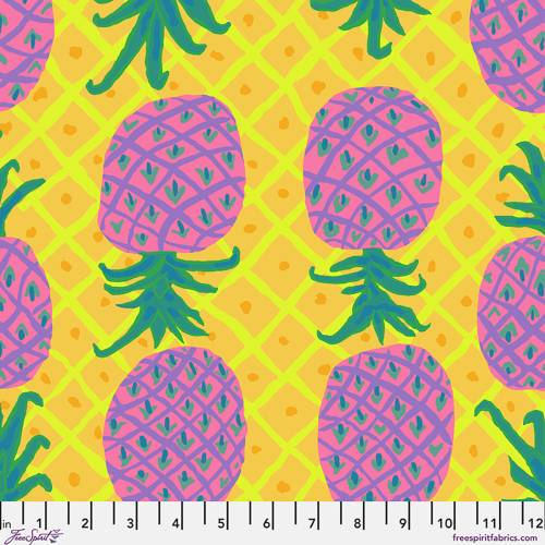 Kaffe Fassett Collective: August 2026 Upside Down - Yellow
