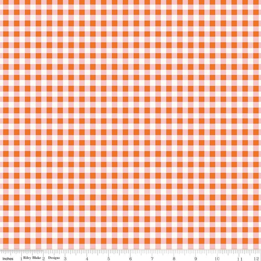 Cotton Nook Plaid - Orange