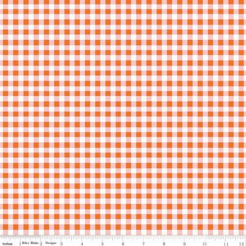 Cotton Nook Plaid - Orange