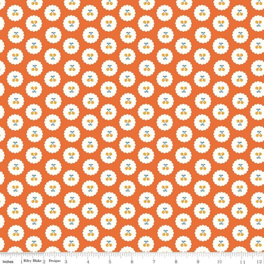 Cotton Nook Cherries - Orange
