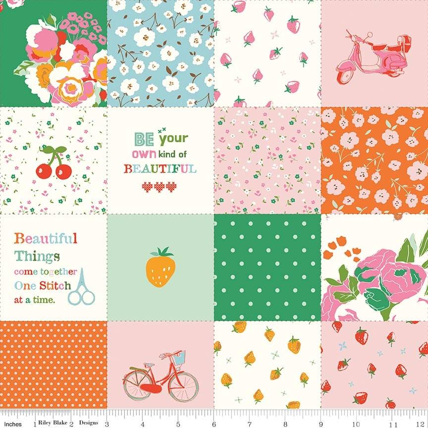 Cotton Nook Patchwork - Green