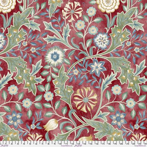 William Morris 108 Wilhelmina - Crimson