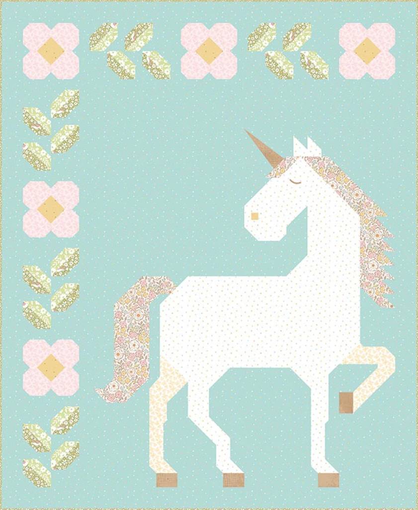 Unicorn Garden Quilt Kit
