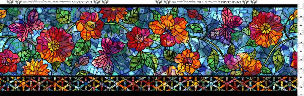 Dear Clara Blue Border