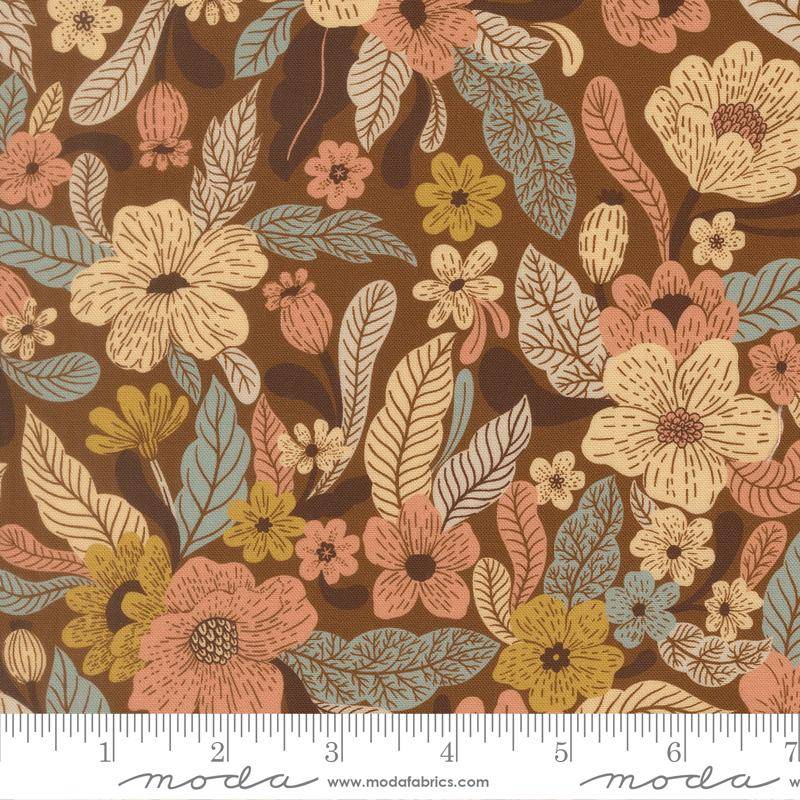 Feather and Forest Bloom Wildflower Whispers - Walnut