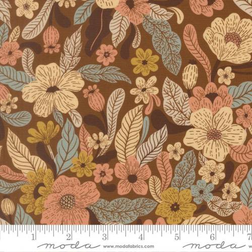 Feather and Forest Bloom Wildflower Whispers - Walnut