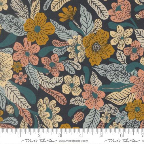 Feather and Forest Bloom Wildflower Whispers - Midnight