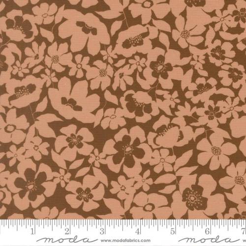 Feather and Forest Bloom Floral Fusion - Walnut