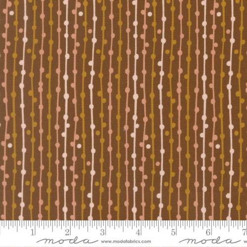 Feather and Forest Bloom String of Pearls - Walnut