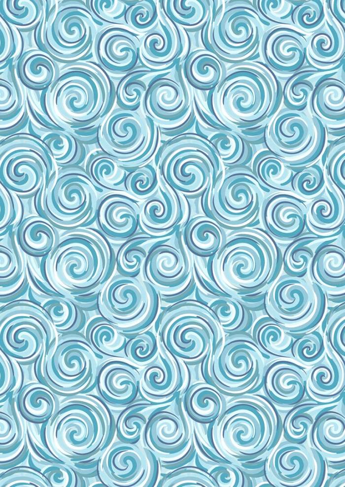 Where The Sky Dances Northern Lights Swirl - Blue (with Pearl)