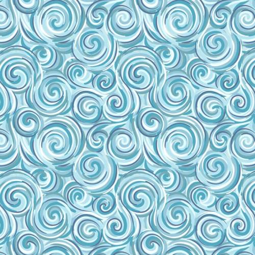 Where The Sky Dances Northern Lights Swirl - Blue (with Pearl)
