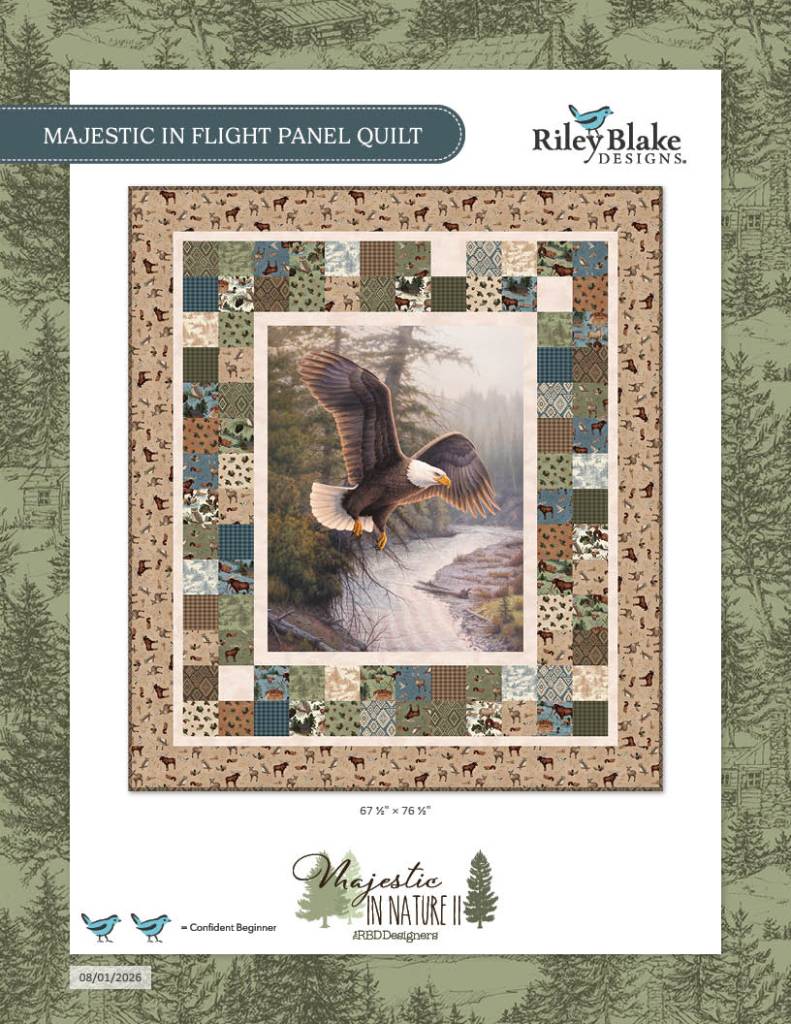 Majestic in Flight Panel Quilt - FREE PATTERN DOWNLOAD