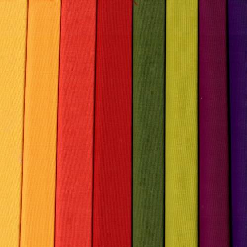 Kona Cotton Fabric Pack - 8 Fat Quarters