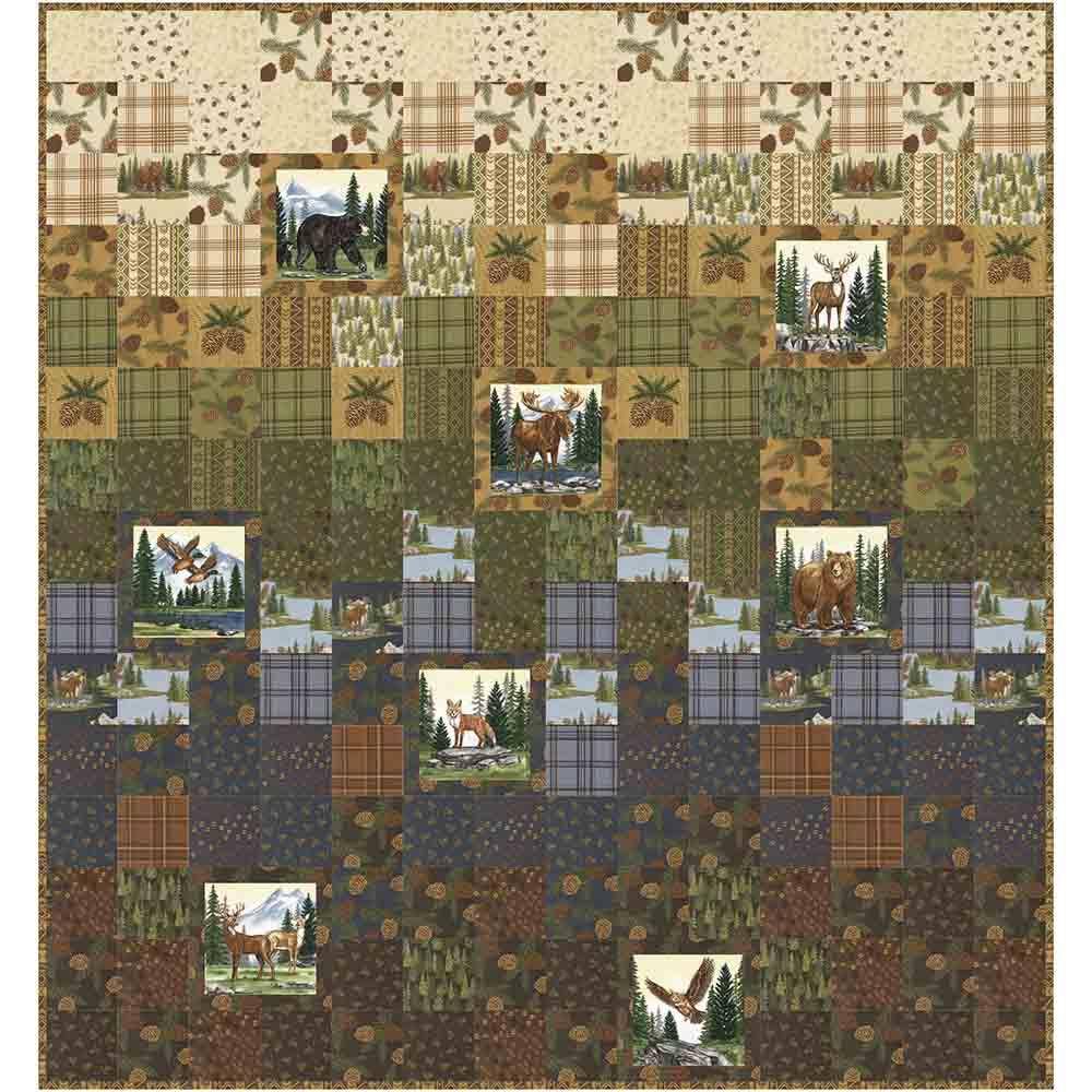 A Day in the Northwoods Quilt Kit