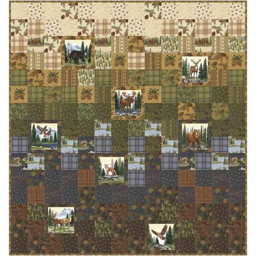 A Day in the Northwoods Quilt Kit