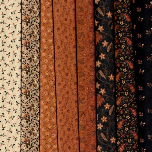 Midnight Cheddar Fabric Pack - 8 Fat Quarters