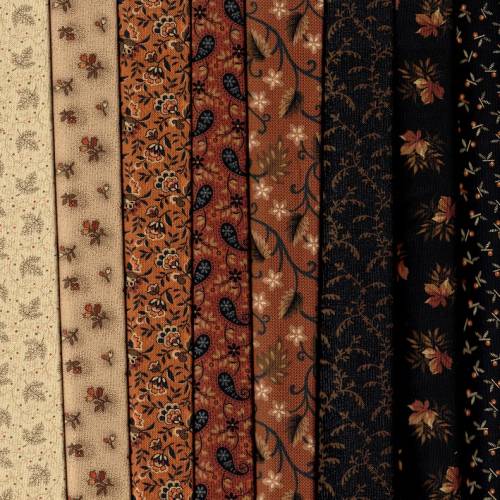 Midnight Cheddar Fabric Pack - 8 Fat Quarters