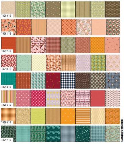 Gathered Lollies Half Yard Bundle - Trentham Colorways