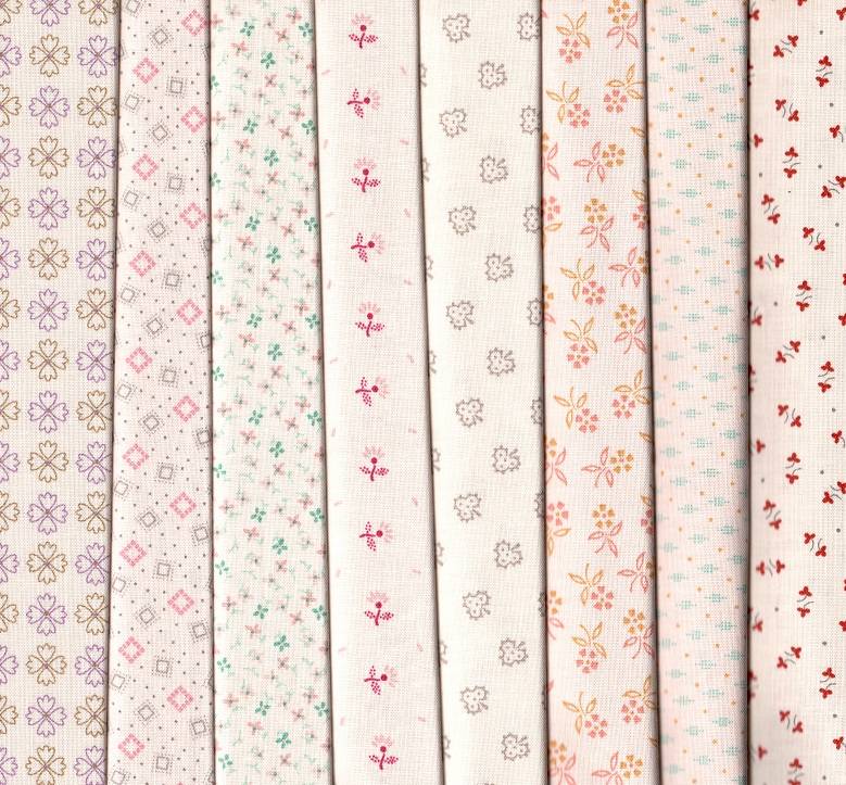 Lori Holt Fat-Quarters Fabric Pack - 8 Fat Quarters