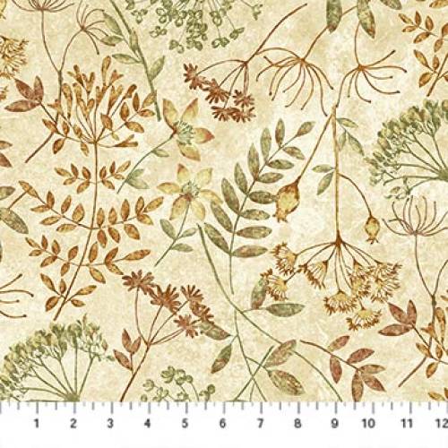 Organics - Stonehenge Meadow Flowers - Beige/Multi