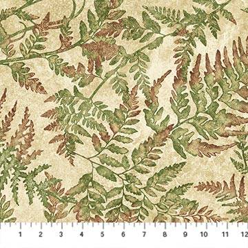 Organics - Stonehenge Ferns Beige - Multi
