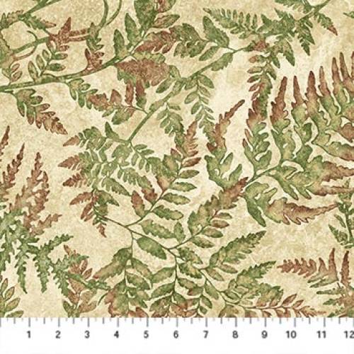 Organics - Stonehenge Ferns Beige - Multi